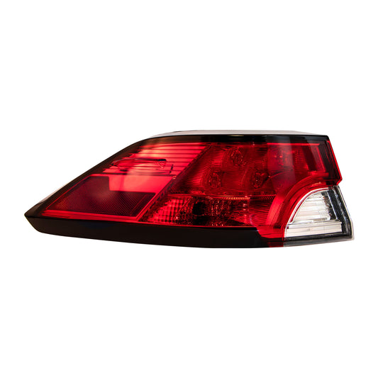 Brock 6222-0144L Driver Side Left Bulb Type Body Mounted Combination Tail Light Assembly Body Mounted Compatible with 2022 Toyota Corolla Cross L/LE  2023 Toyota Corolla Cross Hybrid S/SE