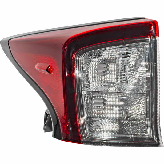 Brock Driver Left Combination Tail Light Assembly Body Mounted Compatible with 2019-2022 Toyota Prius 6222-0145L