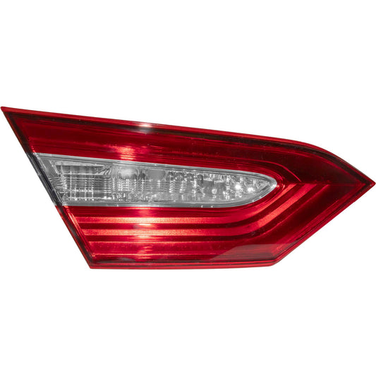 Brock Driver Side Left Combination Tail Light Assembly With Smoked Back-Up Lens Lid Mounted Compatible with 2018-2019 Toyota Camry SE Japan Built 6222-0147L