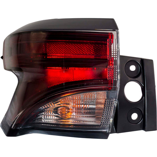 Brock Driver Side Left LED Combination Tail Light Assembly Body Mounted Compatible with 2023-2025 Toyota Sienna LE/XLE/Woodland 6222-0148L