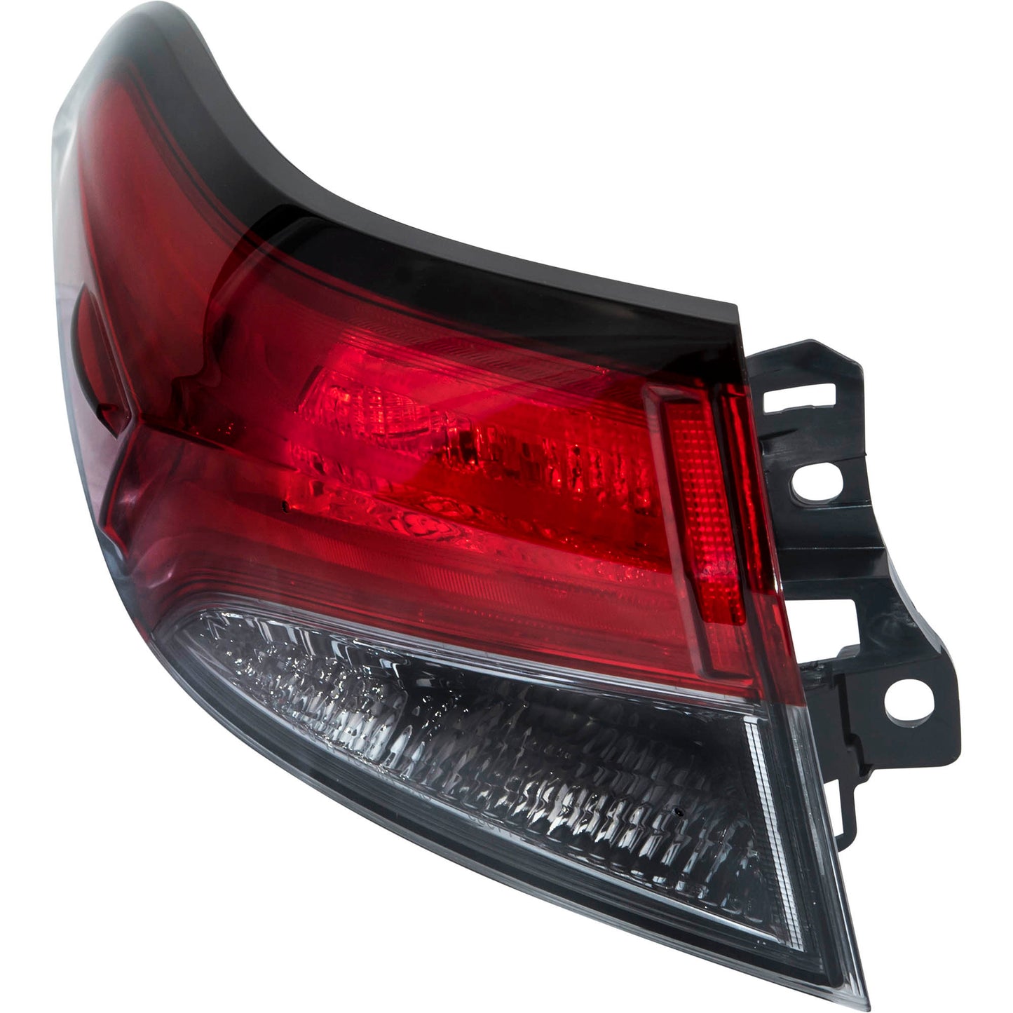 Brock Driver Left LED Tail Light With Smoked Signal Lens Body Mounted Compatible with 2020-2023 Toyota Corolla Sedan XLE/XSE 2023 Toyota Corolla Hybrid XLE/XSE 6222-0150L