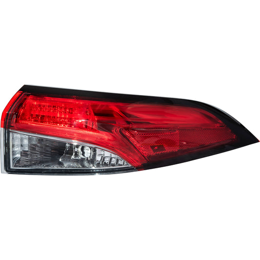 Brock Passenger Right LED Tail Light With Smoked Signal Lens Body Mounted Compatible with 2020-2023 Toyota Corolla Sedan XLE/XSE 2023 Toyota Corolla Hybrid XLE/XSE 6222-0150R