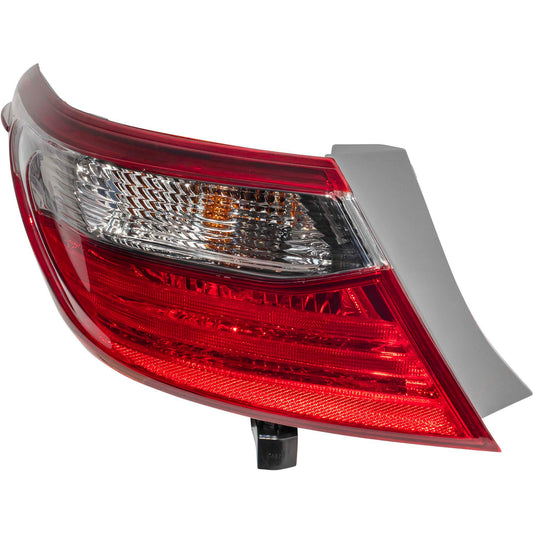 Brock Driver Side Left Combination Tail Light Assembly With Smoked Signal Lens Body Mounted Compatible with 2015-2017 Toyota Camry Special Edition 6222-0153L
