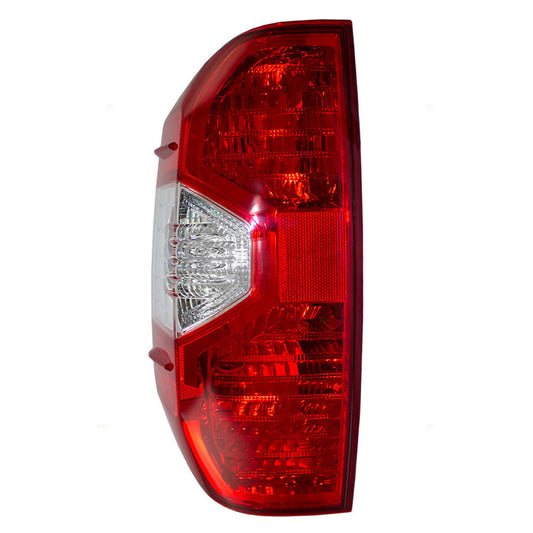 Brock Aftermarket Replacement Driver Left Combination Tail Light Assembly Compatible With 2014-2021 Toyota Tundra