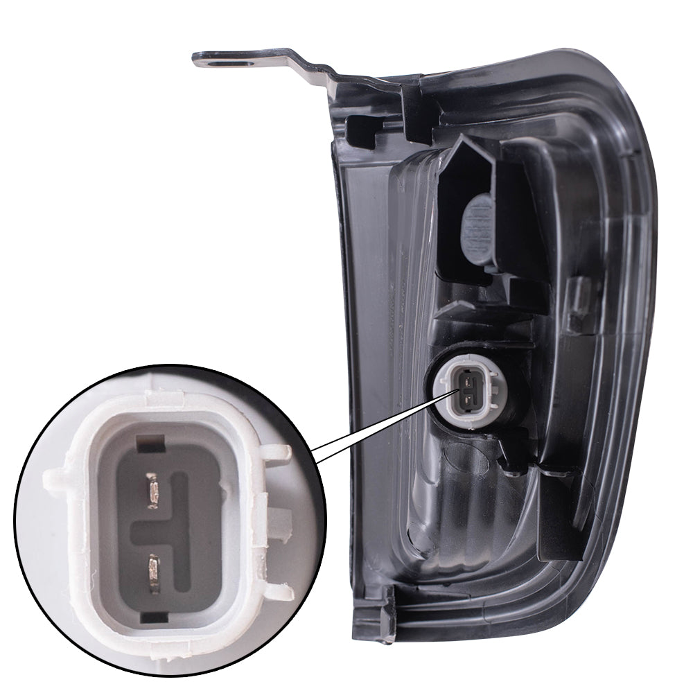 Park/Signal/Side Marker for 2001-2004 Tacoma Silver Trim for 8162004090B0 Set TO2520162