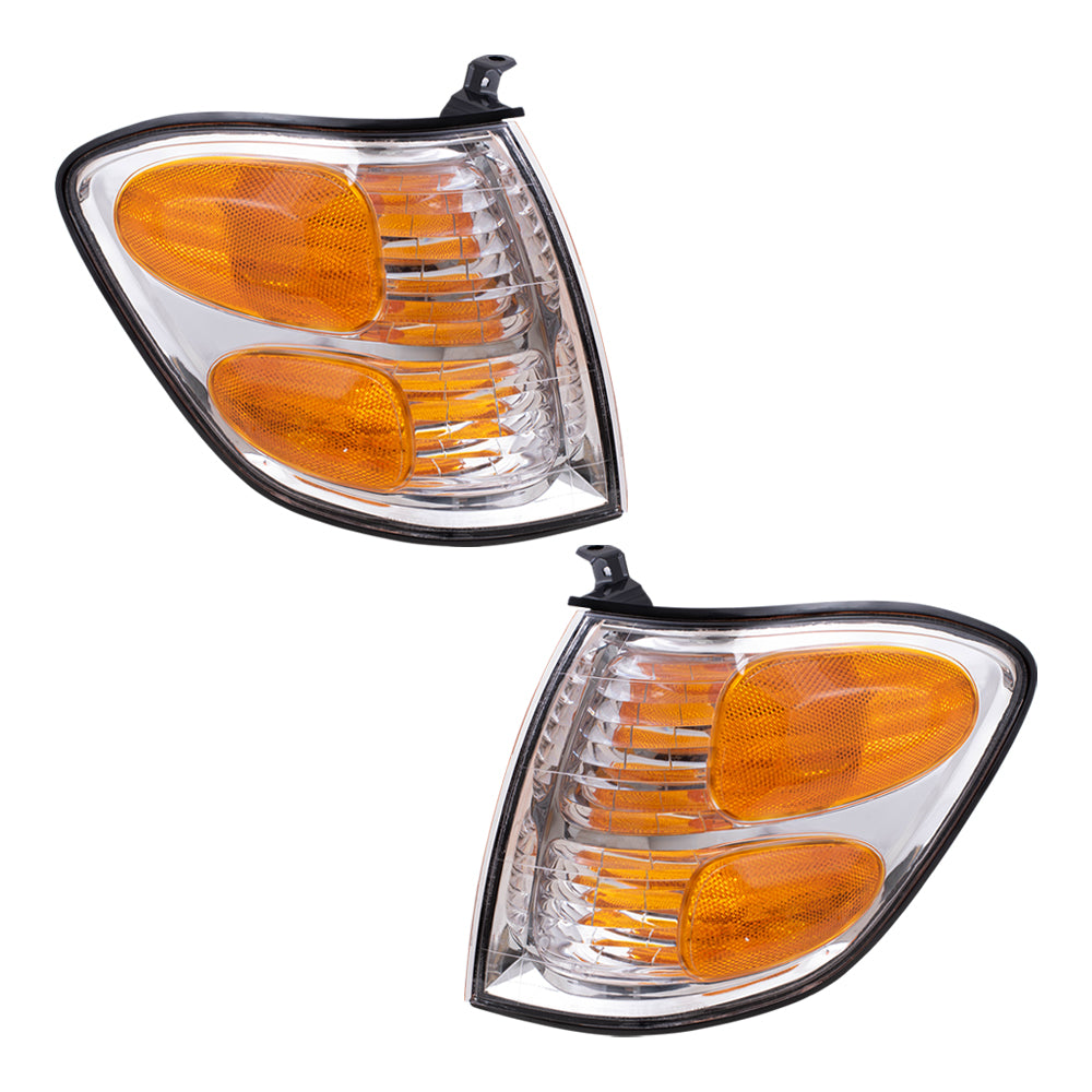 Park/Signal/Side Marker for 2004-2004 Tundra Double Cab for 2001-2004 Sequoia 815200C020 Set TO2530143