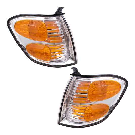 Park/Signal/Side Marker for 2004-2004 Tundra Double Cab for 2001-2004 Sequoia 815200C020 Set TO2530143
