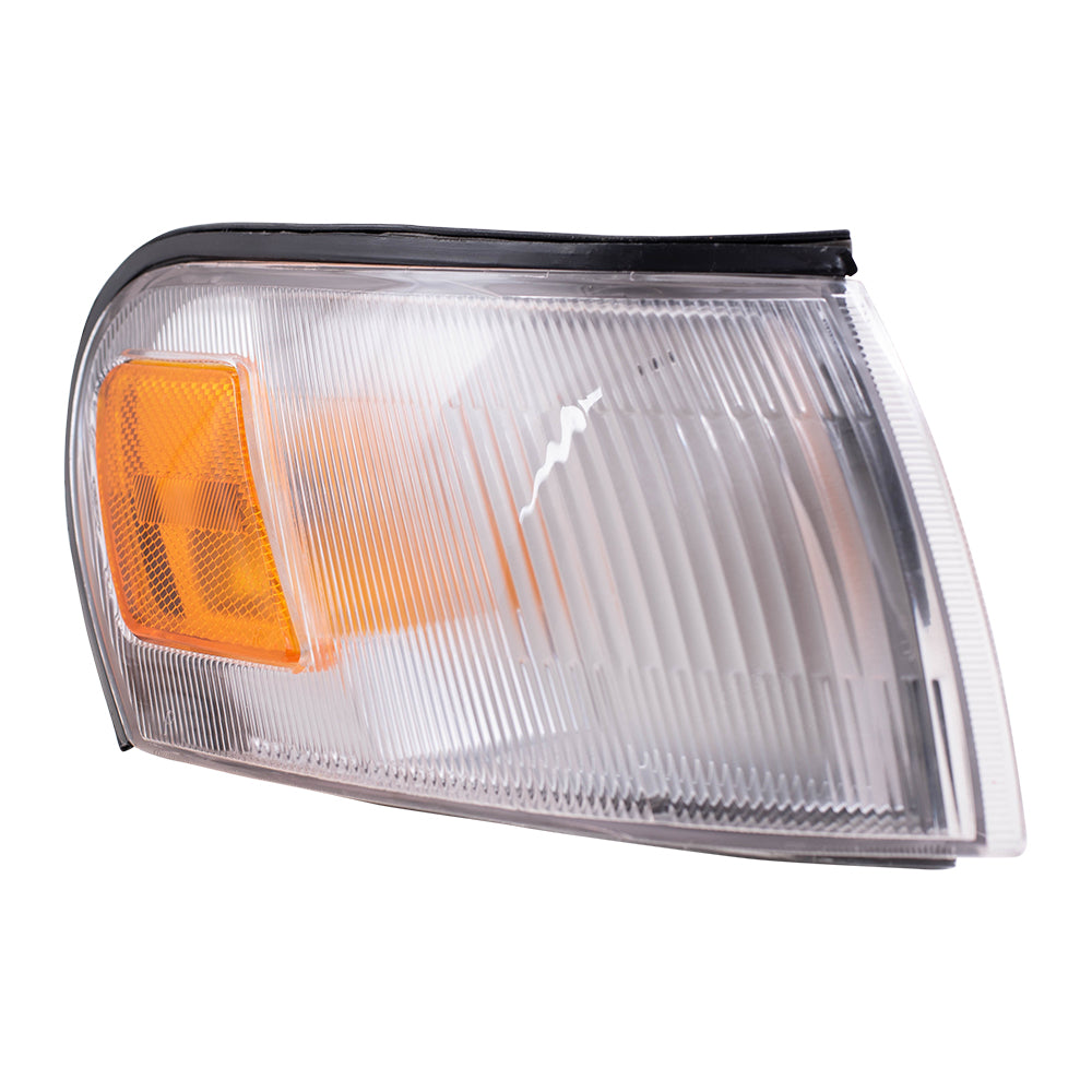 Brock Replacement Set Driver and Passenger Park Signal Clearance Corner Lights Compatible with 1993-1997 Corolla 81620-12600 81610-12600