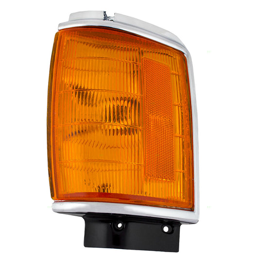 Park/Signal/Side Marker for 1987-1988 Pickup 4WD Fender Mounted Chrome Trim for 1987-1989 4Runner 8162089168 Left TO2520119