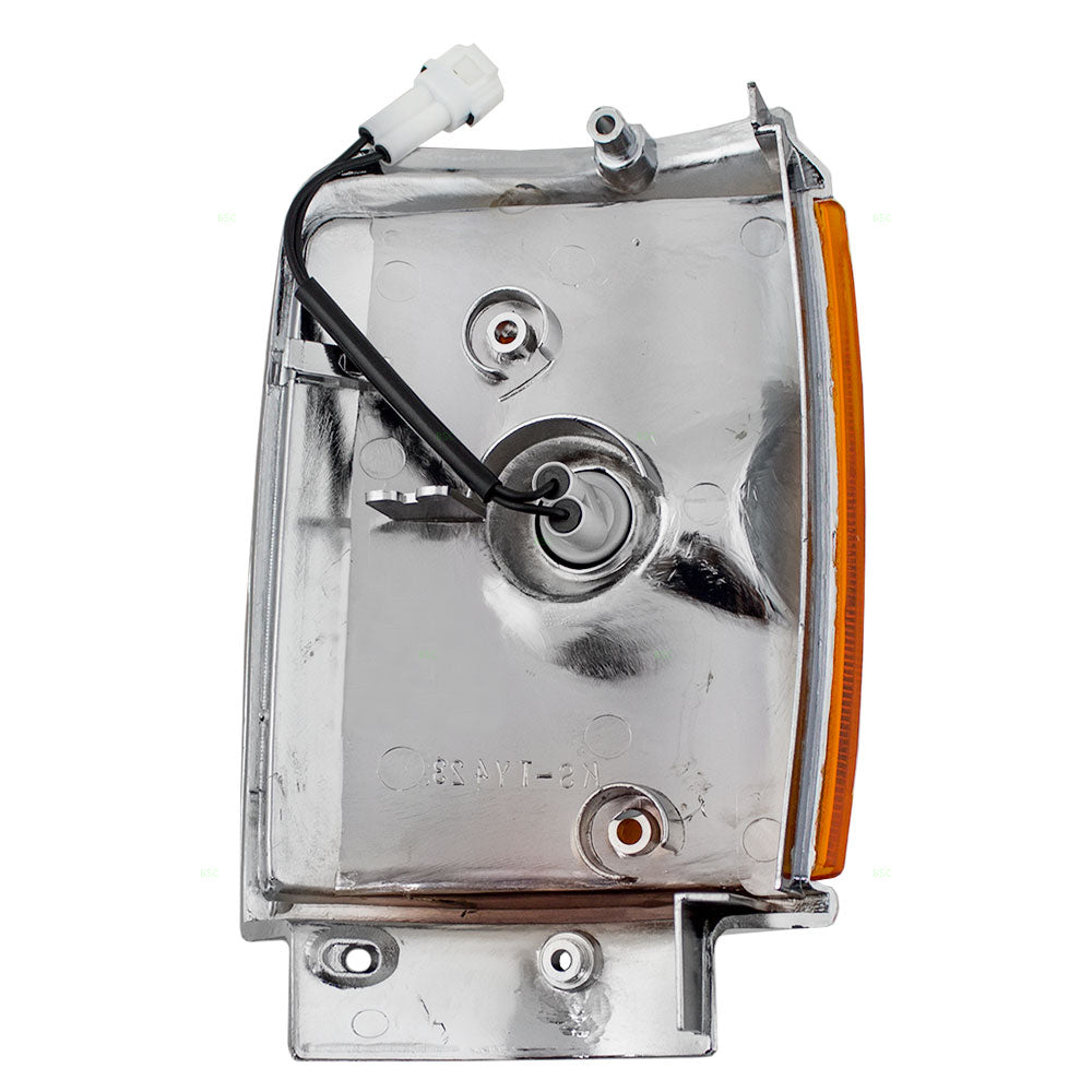 Park/Signal/Side Marker for 1987-1988 Pickup 4WD Fender Mounted Chrome Trim for 1987-1989 4Runner 8162089168 Left TO2520119