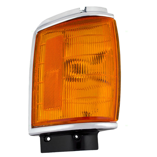Park/Signal/Side Marker for 1987-1988 Pickup 4WD Fender Mounted Chrome Trim for 1987-1989 4Runner 8161089168 Right TO2521121