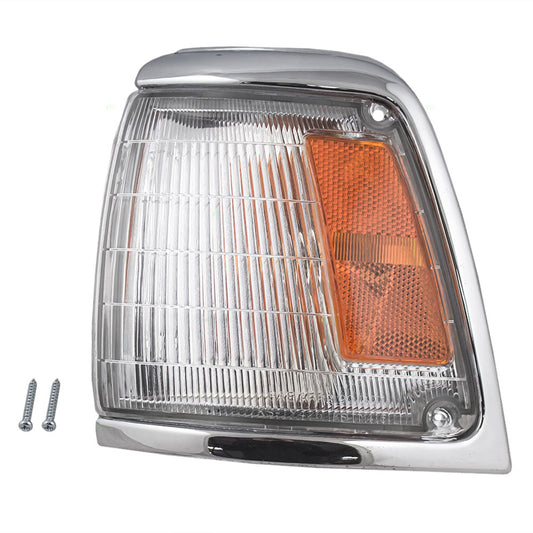 Park/Signal/Side Marker for 1992-1995 Pickup 2WD Chrome Trim for 8162035100 Left TO2520127