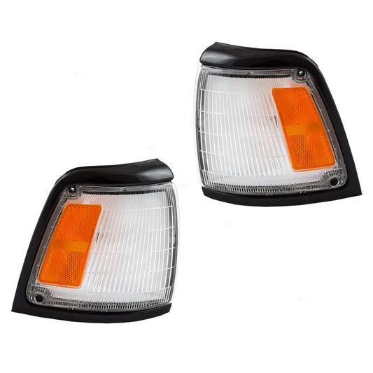 Park/Signal/Side Marker for 1992-1995 Pickup 2WD Black Trim for 8162035080 Set TO2520125