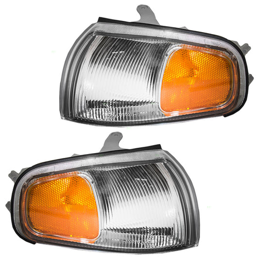 Park/Signal/Side Marker for 1995-1996 Camry Amber/Clear for 8162006020 Set TO2520138