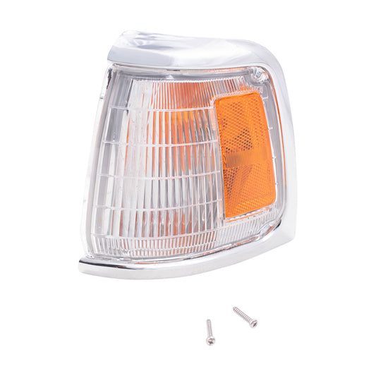 Park/Signal/Side Marker for 1989-1991 Pickup 2WD Chrome Trim for 8162089177 Left TO2520122