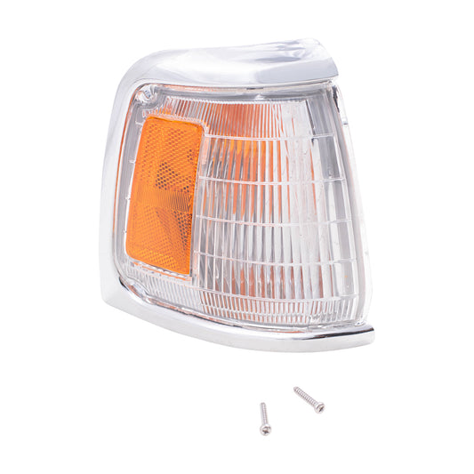 Park/Signal/Side Marker for 1989-1991 Pickup 2WD Chrome Trim for 8161089177 Right TO2521124