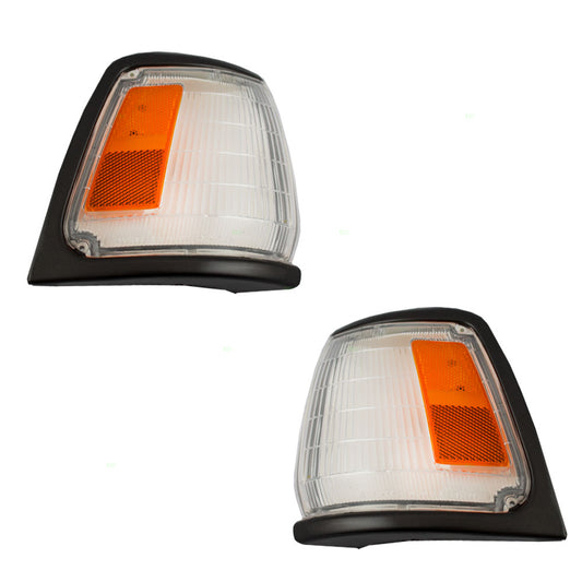 Park/Signal/Side Marker for 1989-1991 Pickup 2WD Black Trim for 8162089176 Set TO2520121