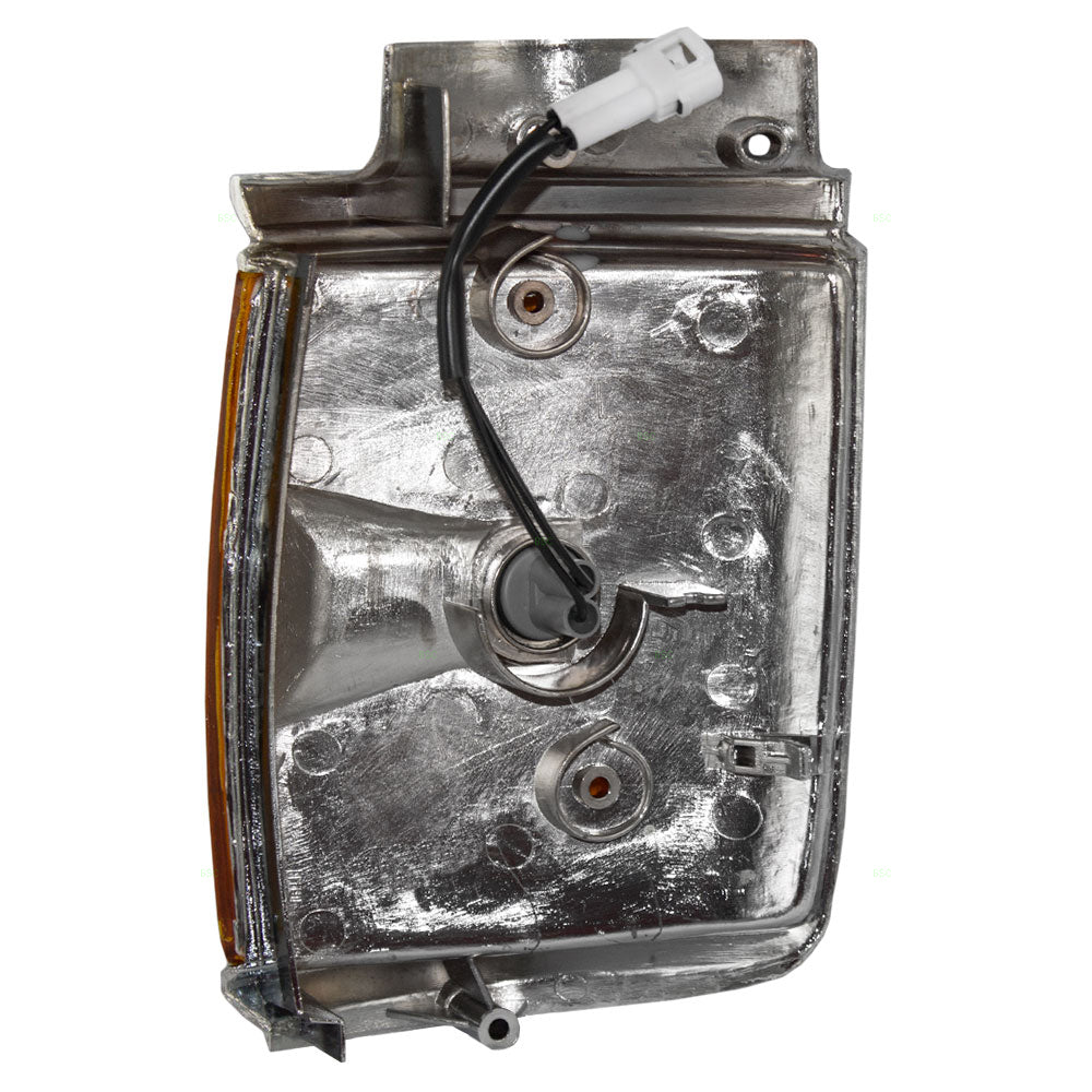 Park/Signal/Side Marker for 1987-1988 Pickup 2WD Chrome Trim Fender Mounted for 8162089164 Left TO2520117