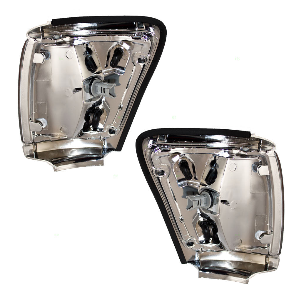 Park/Signal/Side Marker for 1992-1995 4Runner Chrome Trim for 8162035201 Set TO2520147