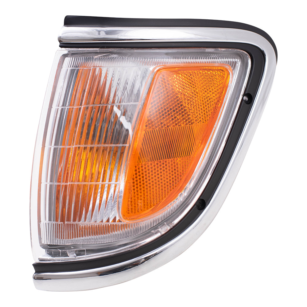 Park/Signal/Side Marker for 1995-1996 Tacoma 2WD Chrome Trim for 8162004020 Left TO2520142