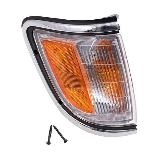 Park/Signal/Side Marker for 1995-1996 Tacoma 2WD Chrome Trim for 8161004020 Right TO2521142
