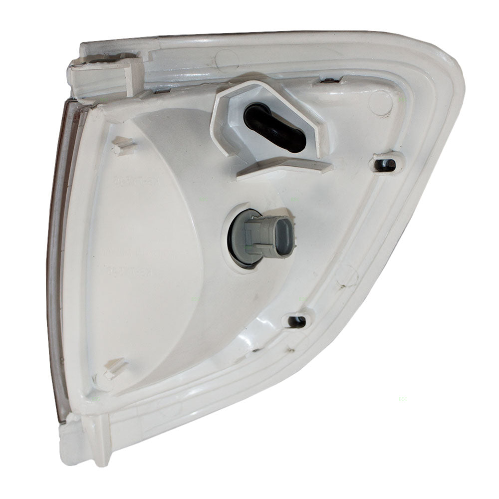 Brock Replacement Passengers Park Signal Side Marker Light Lamp with Black Trim Compatible with 95-96 Pickup Truck 8161004010