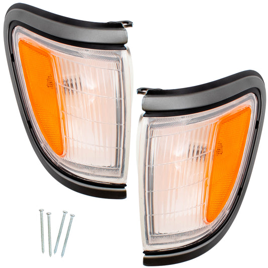 Park/Signal/Side Marker for 1995-1997 Tacoma 4WD Black Trim for 8162004030 Set TO2520144