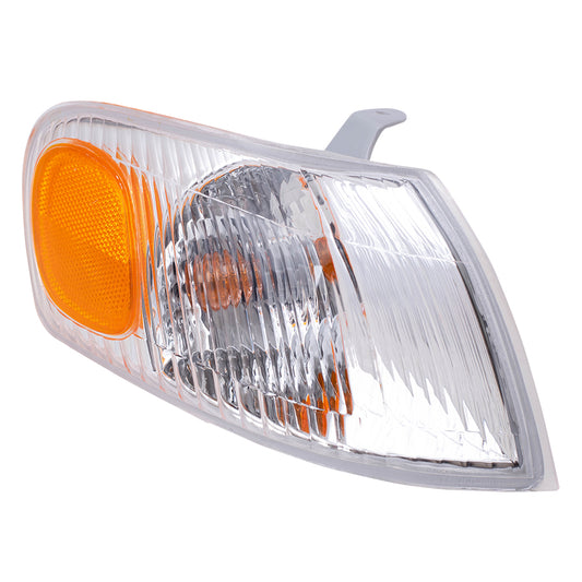 Brock Replacement Passengers Park Signal Corner Marker Light Lamp Lens Compatible with 1998-2000 Corolla 81510-02040
