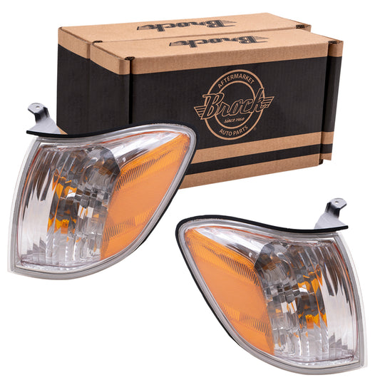 Park/Signal/Side Marker for 2005-2006 Tundra Double Cab for 2005-2007 Sequoia 815100C030 Set TO2530147