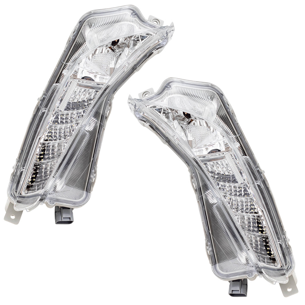 Park/Signal/Side Marker for 2015-2017 Camry XLE/XSE w/ LED Daytime Running Lights for 8144006030 Set TO2530154