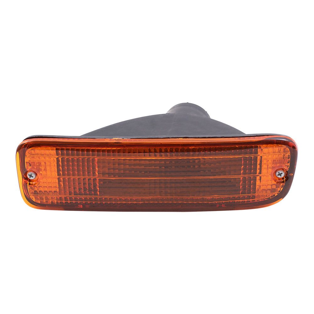 Brock Replacement Drivers Signal Front Marker Light Lamp Compatible with 1995-2000 Pickup Truck 8152035110