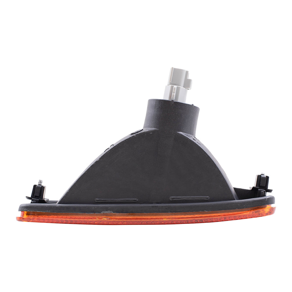Brock Replacement Drivers Signal Front Marker Light Lamp Compatible with 1995-2000 Pickup Truck 8152035110