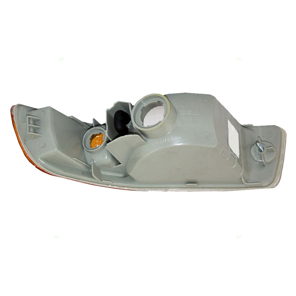 Brock Replacement Drivers Park Signal Corner Marker Light Lamp Lens Compatible with 1998-2000 SUV 81521-42040