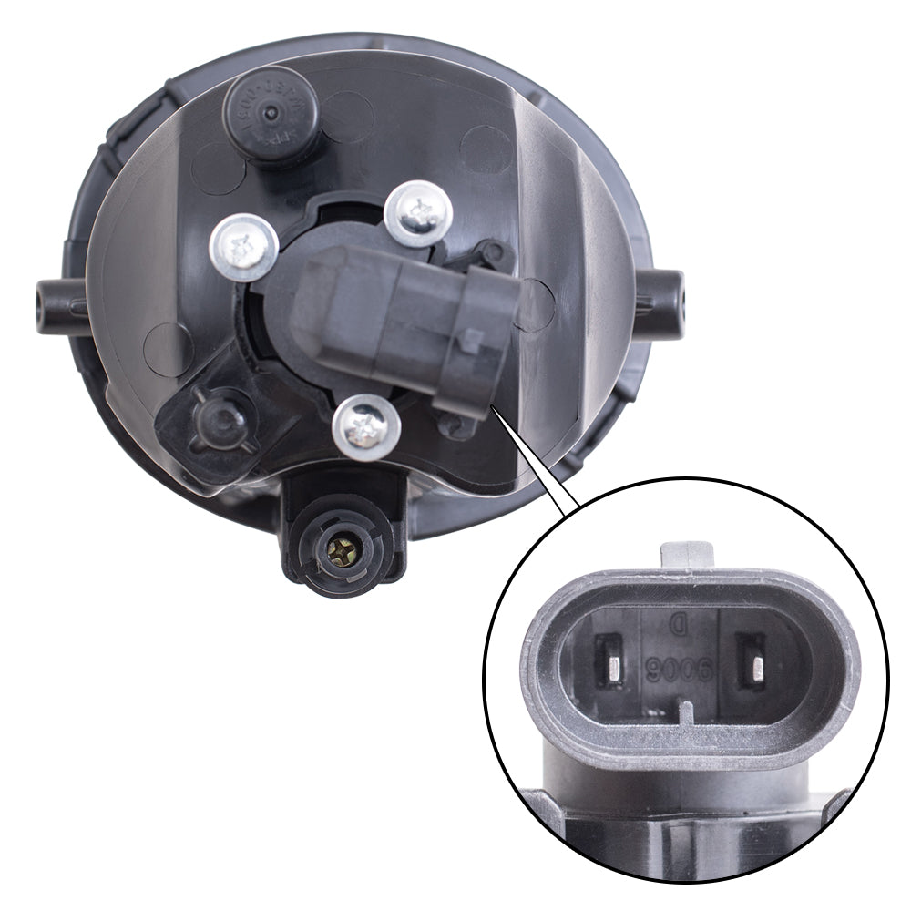 Fog Light for 2000-2006 Tundra w/ Plastic Bumper for 2001-2007 Sequoia 812200C021 Set TO2592112