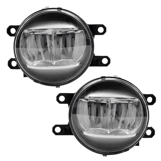 Brock Replacement Set Pair LED Fog Lights Compatible with 2014-2019 RX350 2018-2019 RX350L
