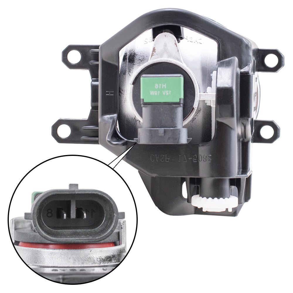 Fog Light for 2013-2014 ES350 for 2013-2014 ES300h 2014-2015 RX350 2014-2015 RX450h 2014-2020 4Runner 2012-2014 Prius 2013-2014 Prius V 2012-2014 Prius C 2012-2014 Prius Plug-In 8122012230 Left