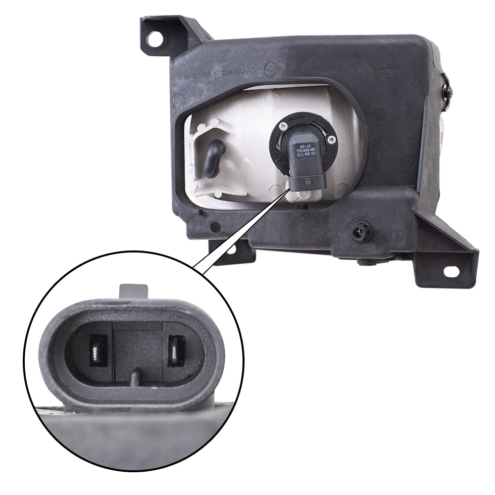 Fog Light for 2000-2006 Tundra w/ Steel Bumper for 812100C010 Right TO2593102
