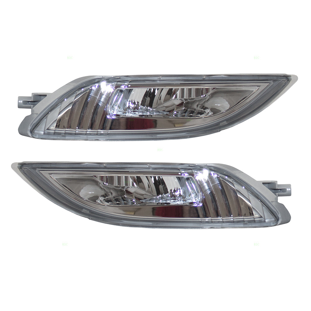 Fog Light for 2006-2010 Sienna Clear Lens w/ Bulb Bezels Wiring Switch for Set