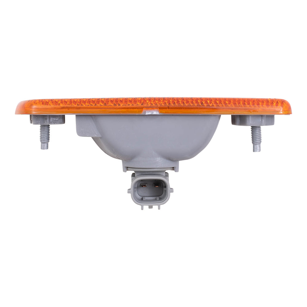 Brock Replacement Passenger Signal Side Marker Light Lamp Compatible with 98-05 GS300 GS400 GS430 LS400 IS300 xA Echo 8173130110