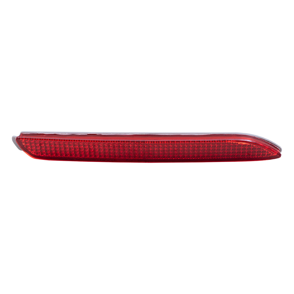 Brock Passenger Rear Bumper Reflector Compatible with 2009-2021 Toyota 81920-08010