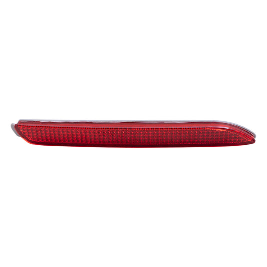 Brock Passenger Rear Bumper Reflector Compatible with 2009-2021 Toyota 81920-08010