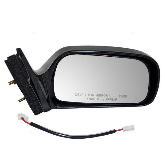 Replacement Passengers Power Side View Mirror with Adapter Compatible with 1997-2011 Camry 8791033150C0