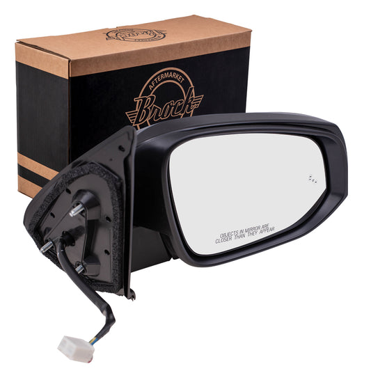Replacement Passenger Power Door Mirror Heated Signal Blind Spot Detection Compatible with 2016-2019 Tacoma