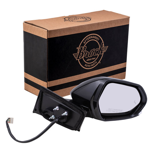 Power Mirror for 2016-2020 Prius Blind Spot Detection Turn Signal Indicator Heated for 2017-2020 Prius Prime 8791047420 Right TO1321357