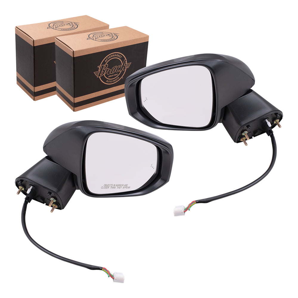 Power Mirror for 2019-2023 RAV4 Blind Spot Detection Turn Signal Indicator Heated for 2021-2023 RAV4 Prime 879400R560G0 Set TO1320384