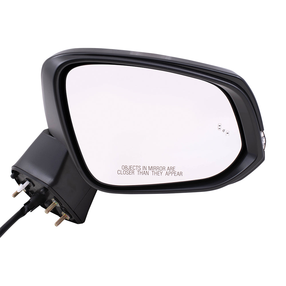Replacement Passenger Power Side Door Mirror Heated Signal Blind Spot Detection Compatible with 2019 2020 RAV4 RAV4 Hybrid
