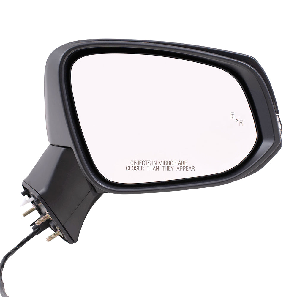 Power Mirror for 2019-2024 RAV4 Blind Spot Detection Turn Signal Indicator Puddle Lamp Heated 879400R281C0 Set TO1320385
