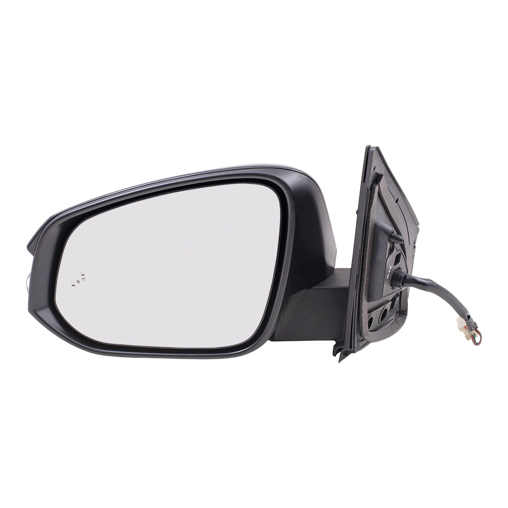 Power Mirror for 2015-2018 RAV4 Blind Spot Detection Turn Signal Indicator Heated 879400R190C0 Left TO1320343