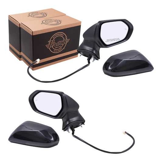 Power Mirror for 2018-2024 Camry Blind Spot Detection Turn Signal Indicator Heated 8794006840 Set TO1320368
