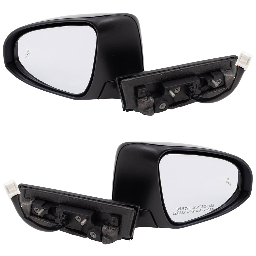 Power Mirror for 2018-2022 C-HR Blind Spot Detection Turn Signal Indicator Heated Power Fold 87940F4062 Set TO1320365